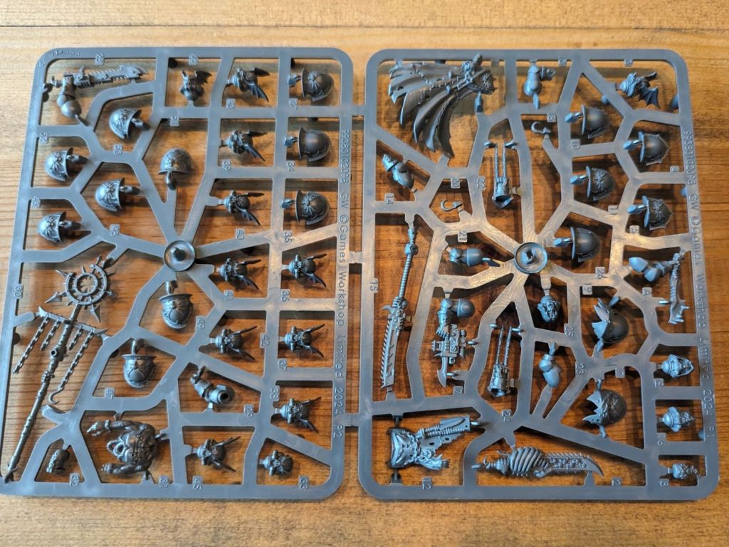 Warhammer 40k Chaos Space Marines Night Lords Nemesis Claw Kill Team Sprue Picture Bits