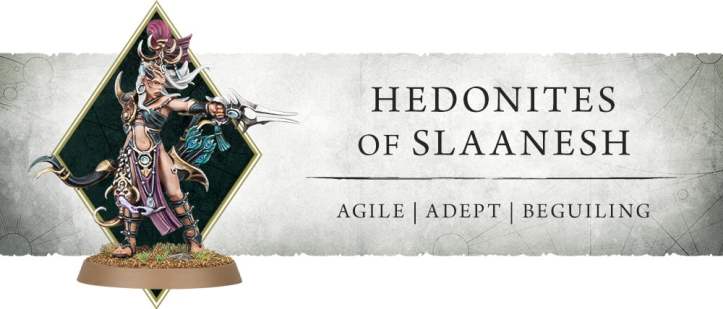 Hedonites of Slaanesh in a nutshell - agile, adept, beguiling