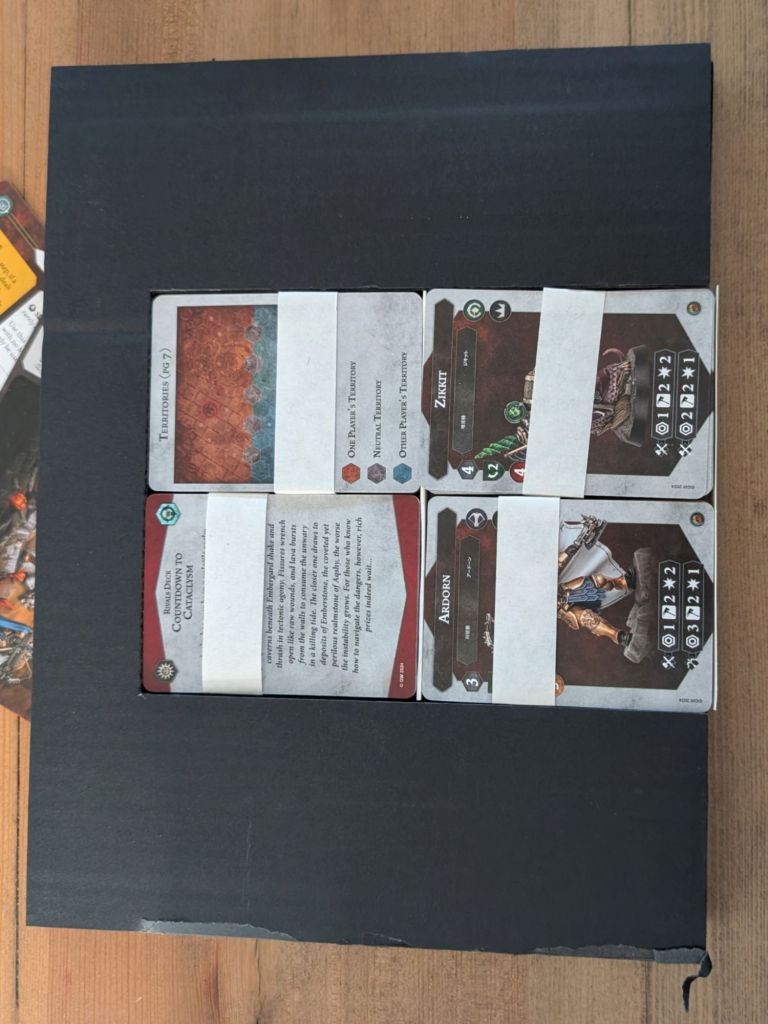 warhammer underworlds embergard boxset cards and decks