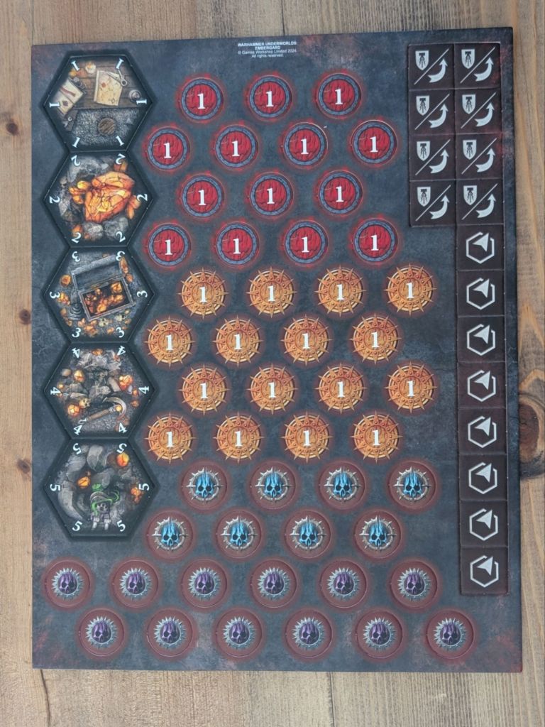 warhammer underworlds embergard boxset tokens