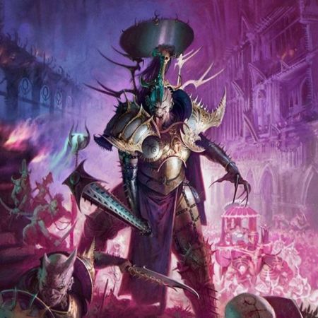 Hedonites of Slaanesh SymbareshTwinsouls Old Battletome Cover ARtwork